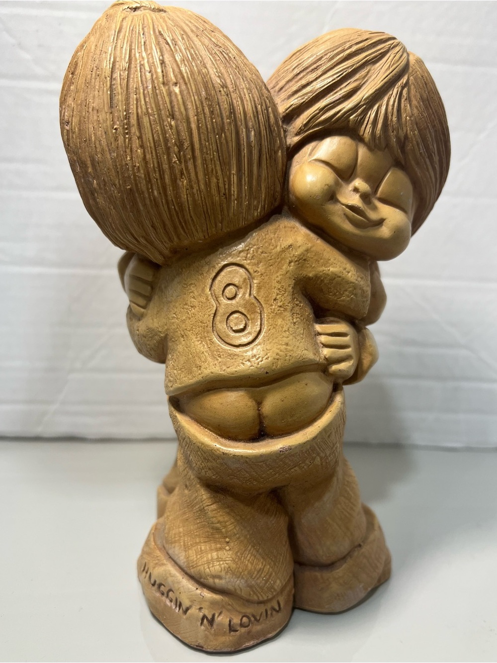 Vintage Bill Mack Fannykins Huggin N Lovin Boy Girl Figurine Resin - Picture 2 of 9